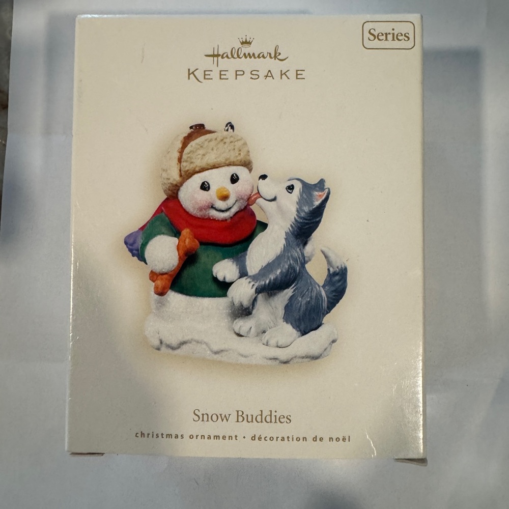 Hallmark Snow Buddies Ornament Series dates 2007 NIB